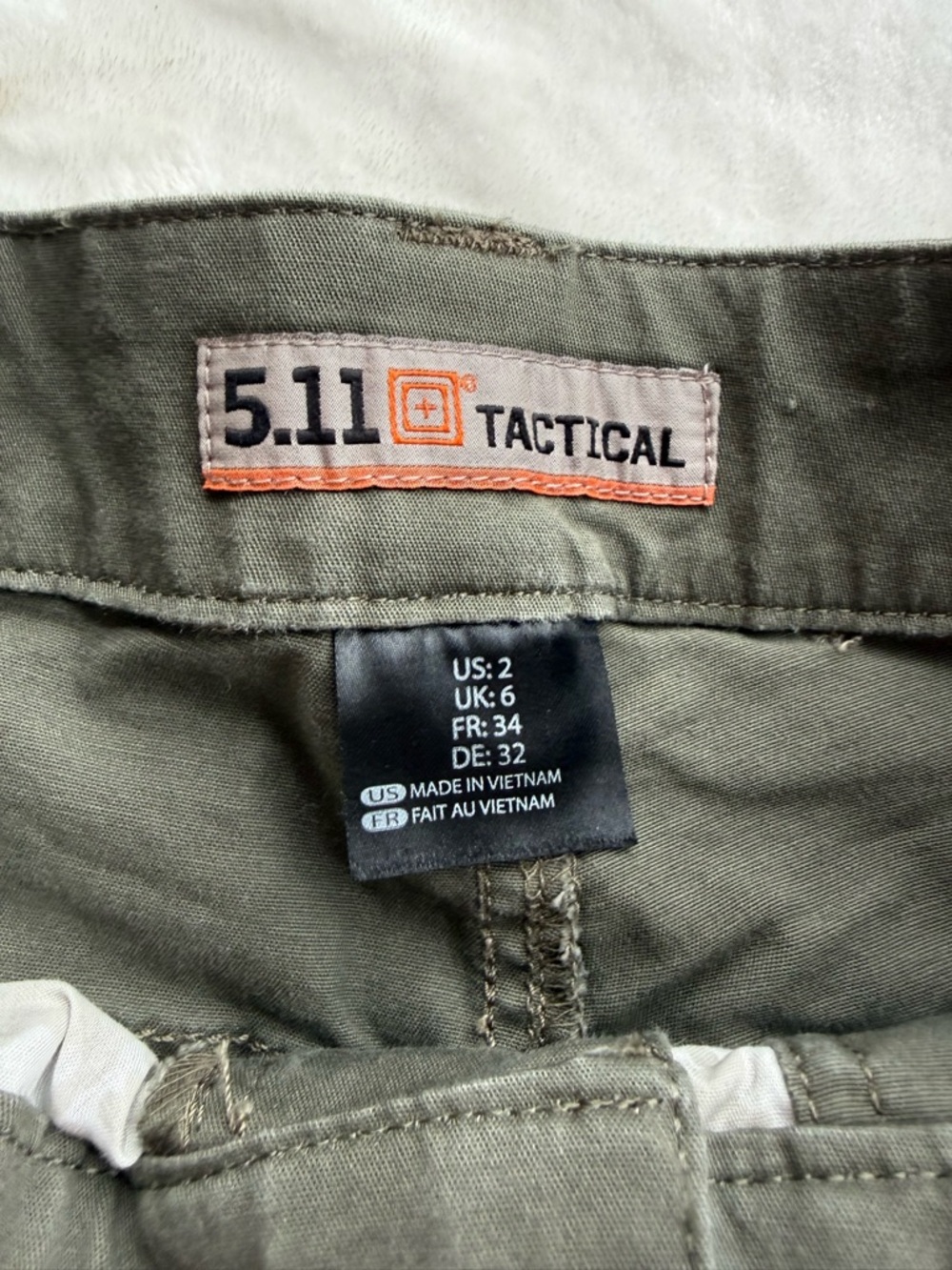 5.11 Tactical Olive Drab Utility shorts